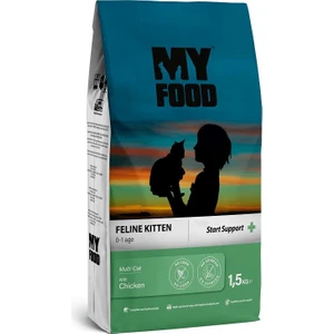 My Food Tavuklu Yavru Kedi Maması Start Support 1,5 Kg