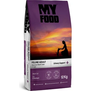 My Food Gurme Tavuklu Multi-Color Yetişkin Kedi Maması Urinary Support 12 kg