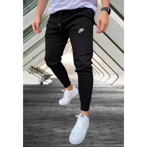 Amor Man Tam Kışlık 4 Iplik Pamuk Dokuma Çift Cep Dijital Baskılı Spor Outdoor Erkek Eşofman Altı