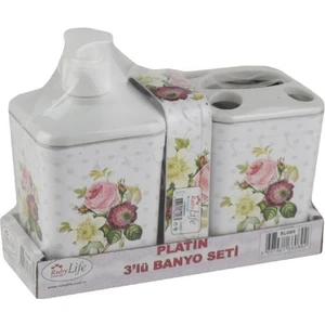 Ruby Life Platin Banyo Seti 3 Lü RL089