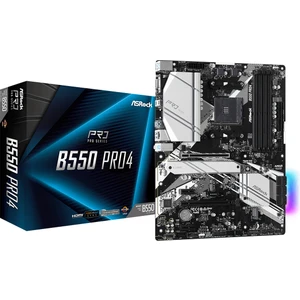 B550 Pro4 Am4, Ddr4, 4733MHZ+, HDMI / Vga, Pcıe Gen4 M.2 Armor, Pcı-E 4.0 X16, Usb3.2, Rgb, Argb, Atx Anakart