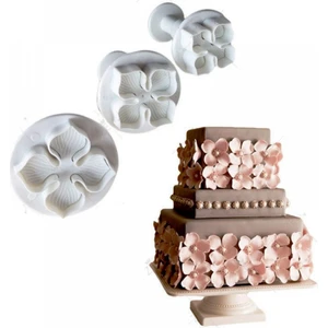 Pastry Planet 3 Lü Ortanca Çiçeği Basmalı Kopat