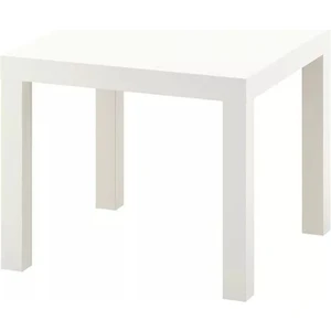 IKEA Lack Orta Yan Sehpa Masa Parlak Cila Beyaz 55X55 cm 30449908