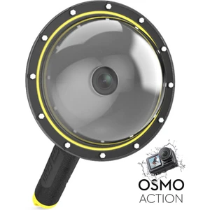 Djı Osmo Action İçin 6" Dome Port Housing Su Geçirmez Su Altı ve Üstü Yarım Küre