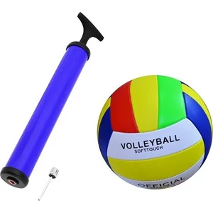 Voleybol Topu Profesyonel Boy Dikişli Voleybol Topu + Pompa + Ucu Ekonomik Set