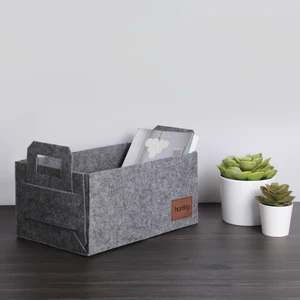 Çok Amaçlı Keçe Organizer Sepet 30 cm x 20 cm 15 cm