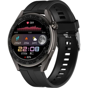 Hikıng Wh5 Siyah Akıllı Saat Yedek Kayış Hediyeli (Resmi Hikıng Türkiy Siyah