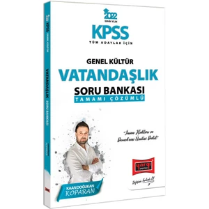 Yargı Yayınevi KPSS Genel Kültür  Tamamı Çözümlü Vatandaşlık Soru Bankası