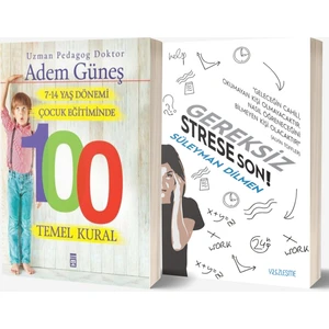 7-14 Yaş Dönemi Çocuk Eğitiminde 100 Temel Kural - Gereksiz Strese Son 2 Kitap Set - Adem Güneş