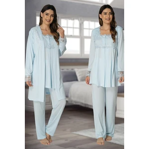 Effortt Lohusa Pijama Sabahlık Takım 2401