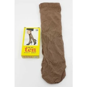 Oral Çorap 2 Çift Oral 38 Numara(Bronz) 40 Denye Dizaltı Çorap