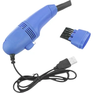 El Masaüstü Elektrikli Süpürge Hava Vakum Süpürge Saçlar Arabalar Için Mavi (Yurt Dışından)