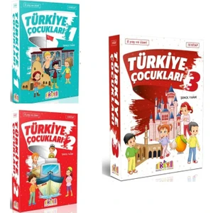 Key Yayınları 4. Sınıf  Türkiye Çocukları Süperr Sett 1-2-3 (Ciltli)