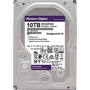 Wd 10TB Purple 102PURZ 7200 Rpm 256MB Cache Sata 6.0gb-S 3.5" Harddisk