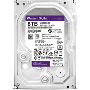 Wd 8tb Purple 3,5" 256MB 5400RPM 81PURZ Harddisk