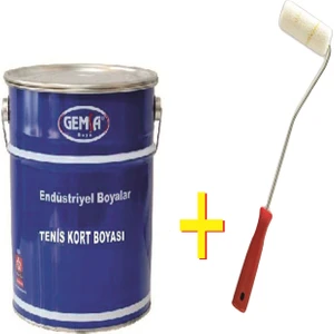 Gemsa Tenis Kort Boyası 17 kg Kırmızı