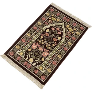 Dua Halı Kare Hac Evi Yeşil Için Kuru Temizleme Halı Ibadet Battaniye