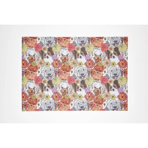 Fiyonk Desen Baskılı Pet Havlu ve Matı, Köpek - Kedi Kurulama ve Alt Örtüsü 50 x 70 cm