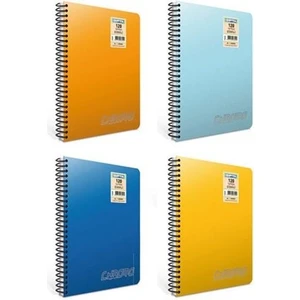 Chromo Spiralli Pp Kapak Defter A4 Çizgili 100 Yp 1491 4'lü