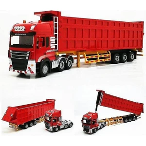 Jessieyou Mall Oyuncak Arabalar Simülasyon Römork Ağır Kamyon Model Oyuncak Kamyon Araba Modeli Koleksiyonu Noelsi | Diecasts (Yurt Dışından)