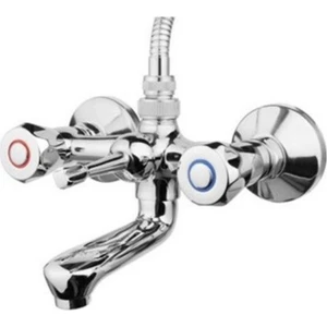 Topaç Banyo Bataryası Sıcak Soğuk Duvardan Girişli Topaç Tokmak Banyo Bataryası
