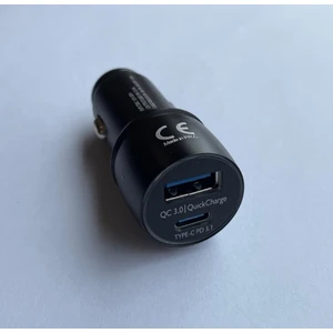 Araç Hızlı Şarj 18W Oto Çakmaklık Qc 3.0A Usb-Type C Giriş CC34
