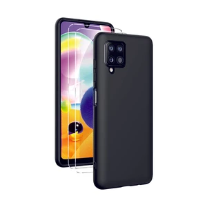 Samsung Galaxy M32 Siyah Silikon Rubber Kılıf Arka Kapak
