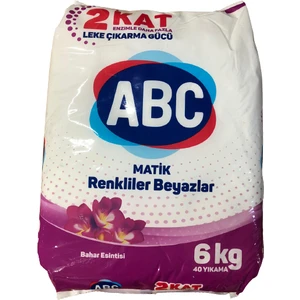 Abc Çamaşır Deterjanı Bahar Esintisi Matik 6 kg