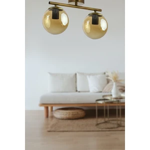 Fer Avize  Nika Modern Eskitme Bal Cam Modern 2’li Avize