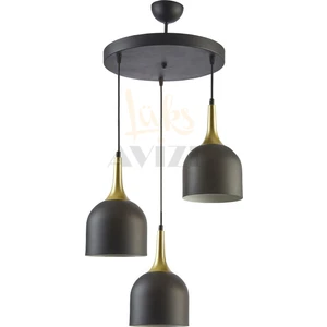 Fer Avize  Reina Modern Tasarım Metal Başlık Tekli̇ Iki̇li̇ Üçlü Sıralı Avi̇ze