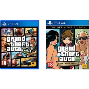 Rockstar Ps4 Gta Full Paket Gta 5 + Gta Trilogy Definitive Edition