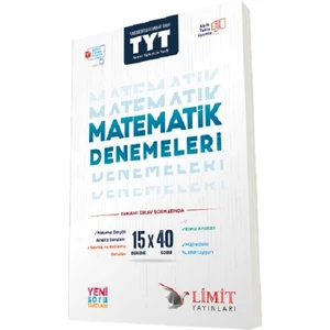 Limit Yayınları TYT 15'li Matematik Denemeleri