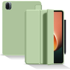 Cilt Mat Tablet Kılıf Xiaomi Pad 5 / Pad 5 Pro Açık Yeşil (Yurt Dışından)