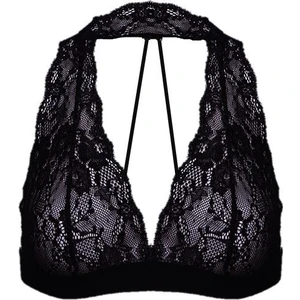 Deep Secret Siyah Sırt Detaylı Full Dantel Bralet DS200457BR