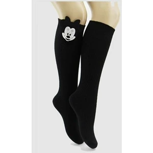 Süper Kalite Kız Çocuk Keçe Mickey Mouse Aksesuarlı Kokulu Çocuk Çorap