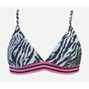 Db20088bu Zebra Desen Lastikli Kaplı Üçgen Bıkını Üstü Db20088bu