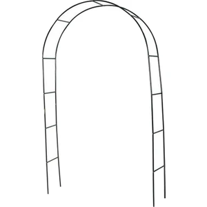 Metal Düğün Kemeri Istiflenebilir Pergola Hafif Dıy Kemeri Bahçe Partisi Için 200X230X37 cm Siyah(Yurt Dışından)