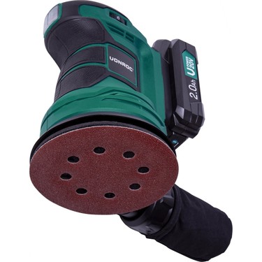 Vonroc Eksantrik Zımpara – Vpower 20V - Dahil. 2.0AH Akü ve Fiyatı
