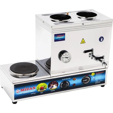 Mizan 40 Lık Elektrikli 30 Litre 2 Demlikli Çay Kazanı Çay