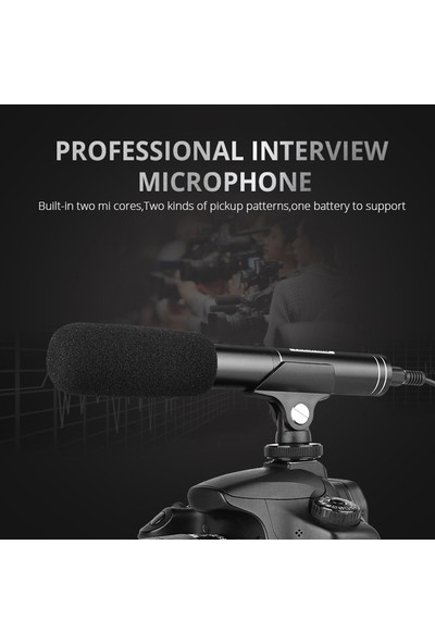 Yelangu MIC01 Dslr Kamera Için Kayıt Mikrofonu (Yurt Dışından)