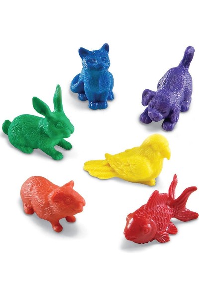 Learning Resources Renkli Evcil Hayvanlar 6'lı Set