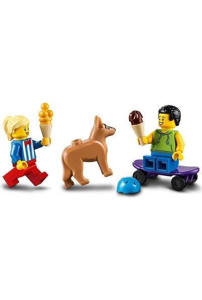 LEGO® City Dondurma Arabası 60253 - Araçları Seven Çocuklar için Yaratıcı Oyuncak Yapım Seti (200 Parça)