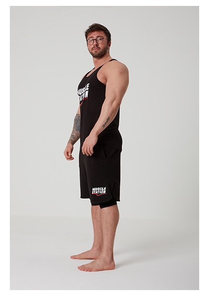 Toughman Tank Workout Siyah Fitness Atlet fiyatları