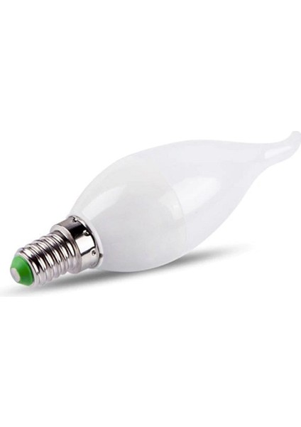 CT-4084 8W Buji LED Ampul Kıvrık 6400K Beyaz E14