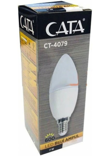 CT-4079 7W Buji LED Ampul 3200K Günışığı E14 modelleri