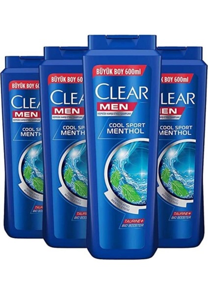 Men Cool Sport Menthol Kepeğe Karşı Etkili Şampuan 600 ml X4 Adet fiyatları