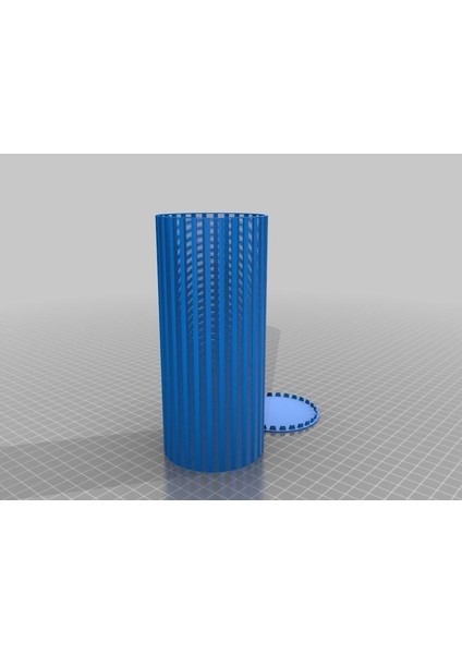 Silindirik Kurutucu Konteyner Plastik Aparat