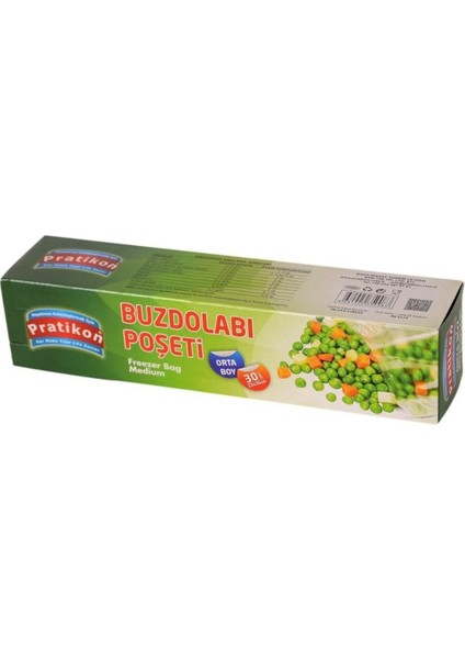 Buzdolabı Poseti Orta Boy 20'li