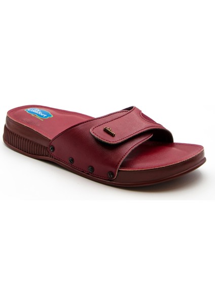 Cırtlı Halluks Walgus Kadın Terliği DR.403 Bordo