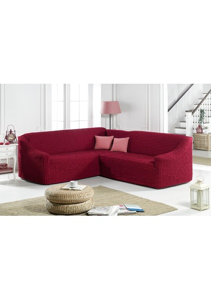Bürümcük L Köşe Koltuk Örtüsü, Eteksiz,boydan Bürümcük,lastıkli, Standart 1 Adet